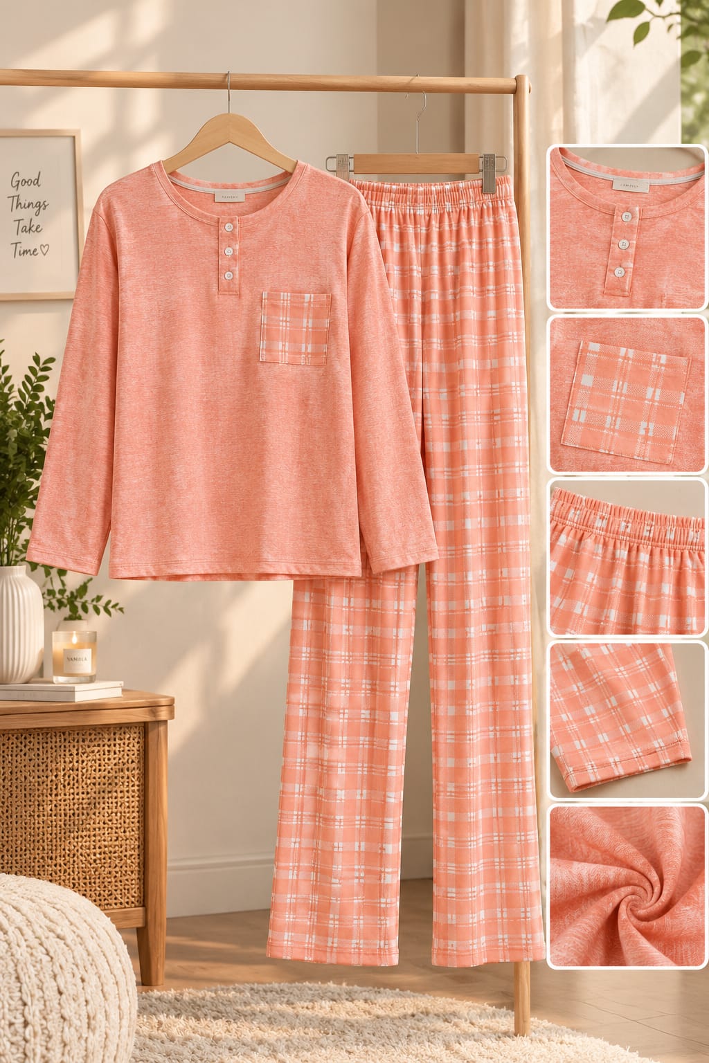 AT-Fleece Pajama Set---2